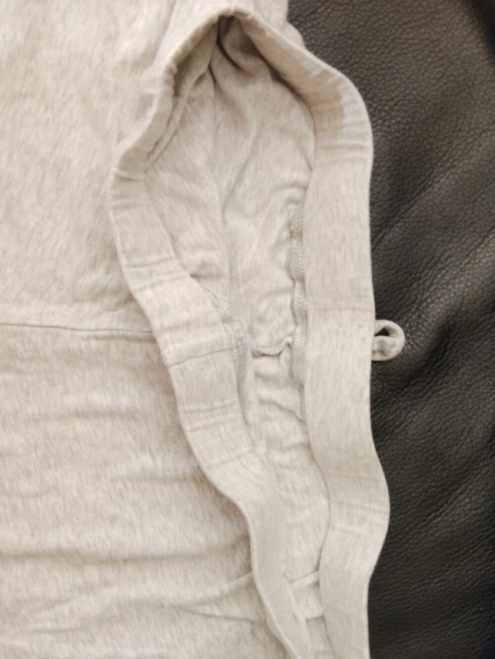 Gray Shorts With Ruffle Bottom - Picture 7 of 7